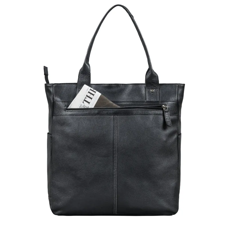"Bonnie" Große Handtasche Damen Leder Shopper mit vielen Fächern