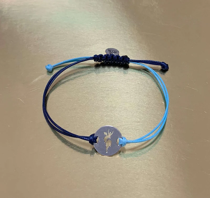 Armband HOF WATERKANT Gold & Dunkelblau- Hellblau