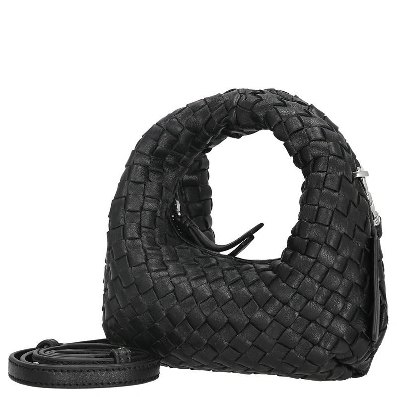 Les Visionnaires Greta Micro Weave Silky - Henkeltasche 20 cm (black)