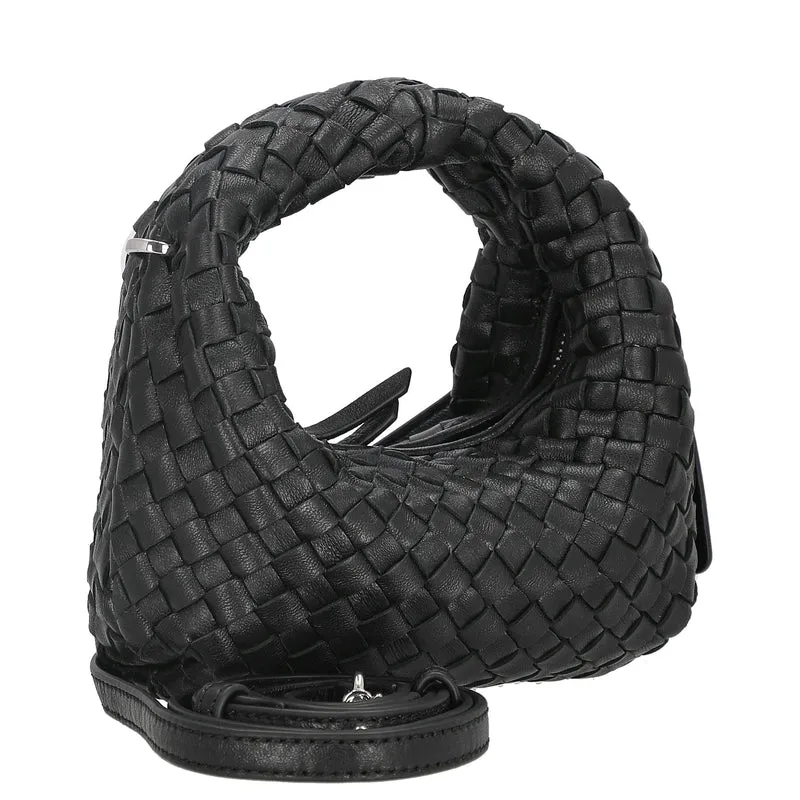 Les Visionnaires Greta Micro Weave Silky - Henkeltasche 20 cm (black)