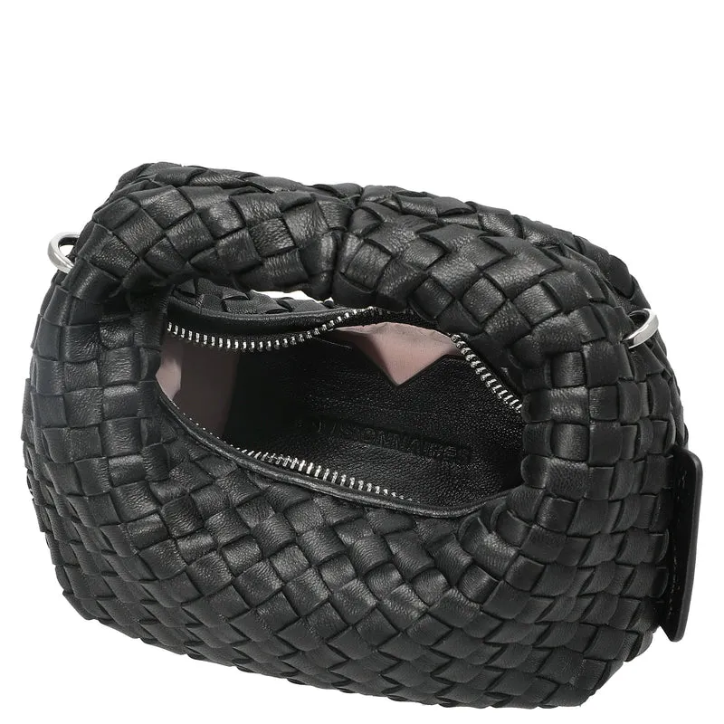 Les Visionnaires Greta Micro Weave Silky - Henkeltasche 20 cm (black)
