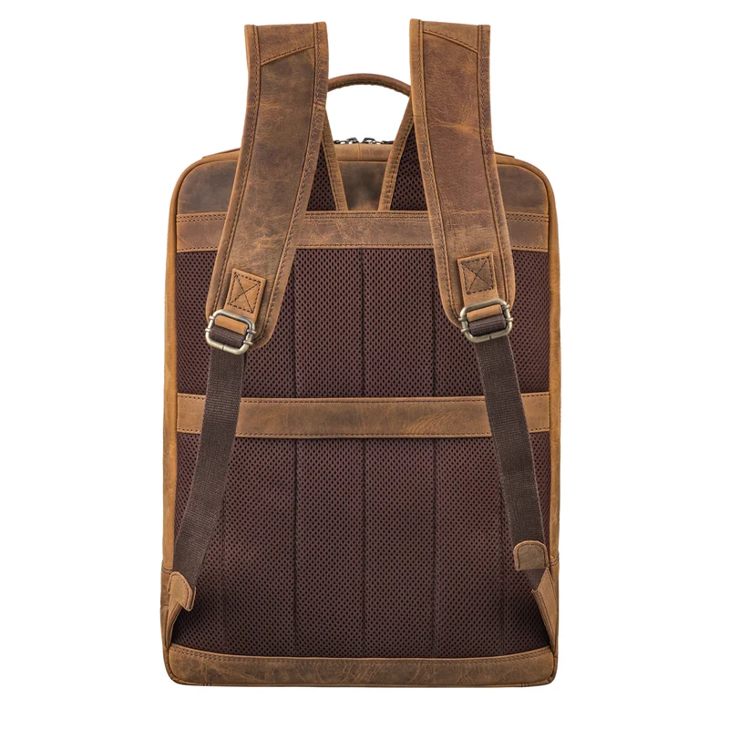 "Christian" XL Business-Rucksack Herren & Damen Leder Laptop 15 - 17,3"