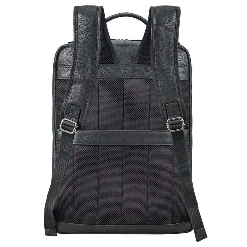 "Christian" XL Business-Rucksack Herren & Damen Leder Laptop 15 - 17,3"
