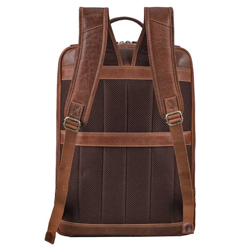 "Christian" XL Business-Rucksack Herren & Damen Leder Laptop 15 - 17,3"