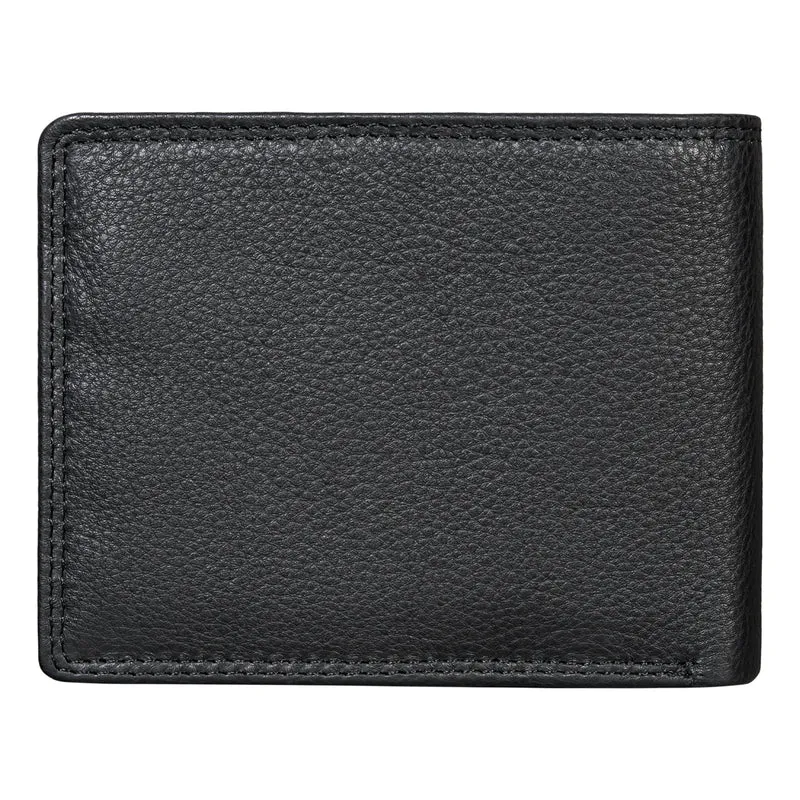 "Edgar" Geldbörse Herren Leder RFID Schutz Bifold in Geschenkbox