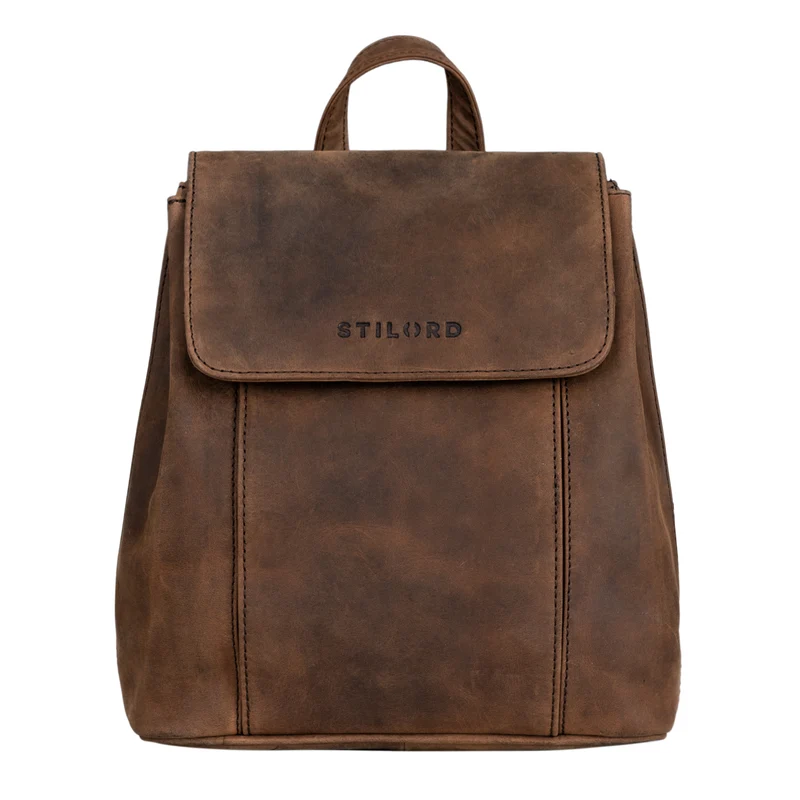 B-WARE "Fiona" Daypack Rucksack Damen Leder