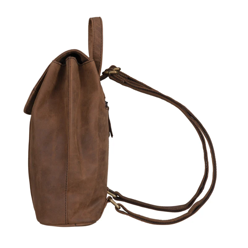 B-WARE "Fiona" Daypack Rucksack Damen Leder