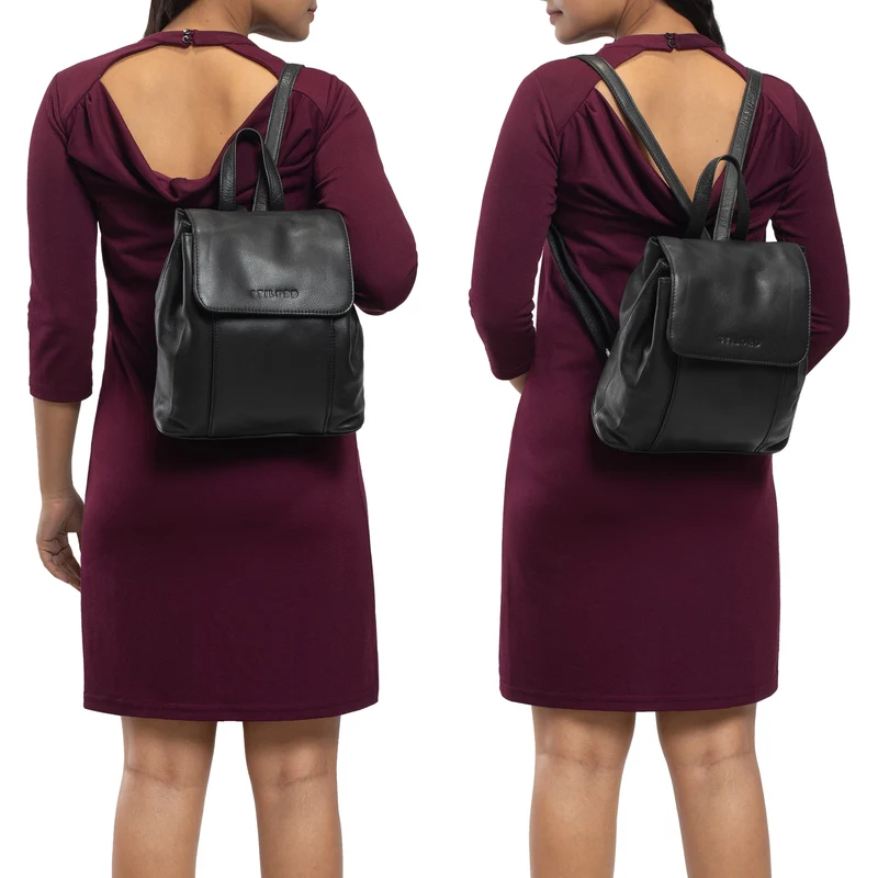 B-WARE "Fiona" Daypack Rucksack Damen Leder