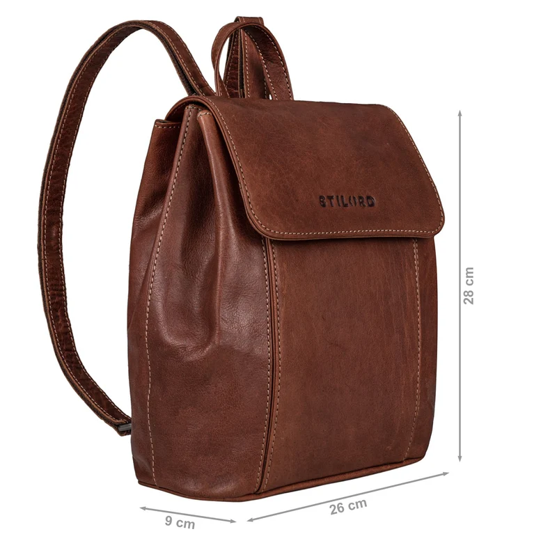 B-WARE "Fiona" Daypack Rucksack Damen Leder