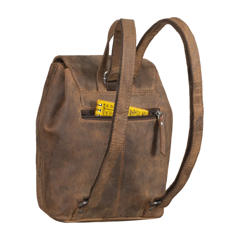 B-WARE "Fiona" Daypack Rucksack Damen Leder
