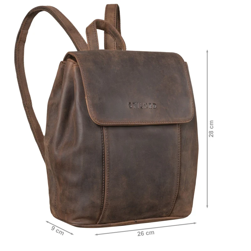 B-WARE "Fiona" Daypack Rucksack Damen Leder