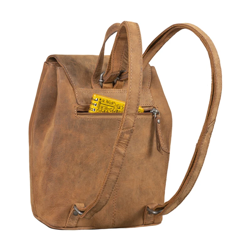 B-WARE "Fiona" Daypack Rucksack Damen Leder