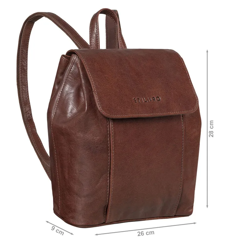 B-WARE "Fiona" Daypack Rucksack Damen Leder