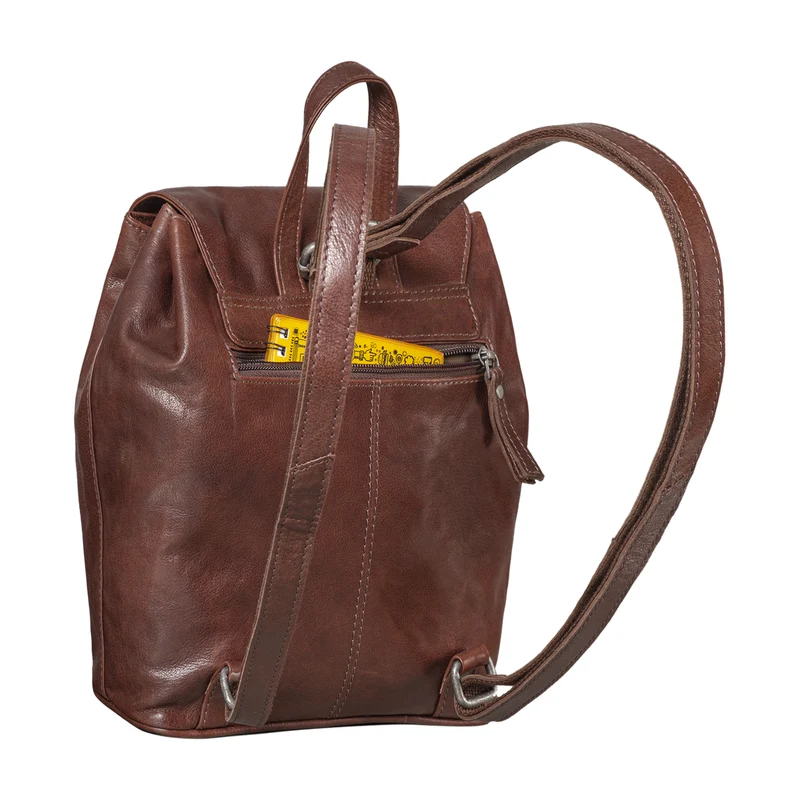 B-WARE "Fiona" Daypack Rucksack Damen Leder