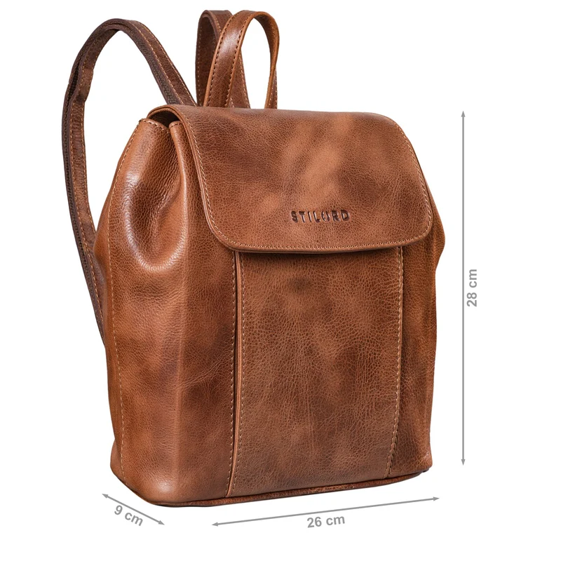 B-WARE "Fiona" Daypack Rucksack Damen Leder