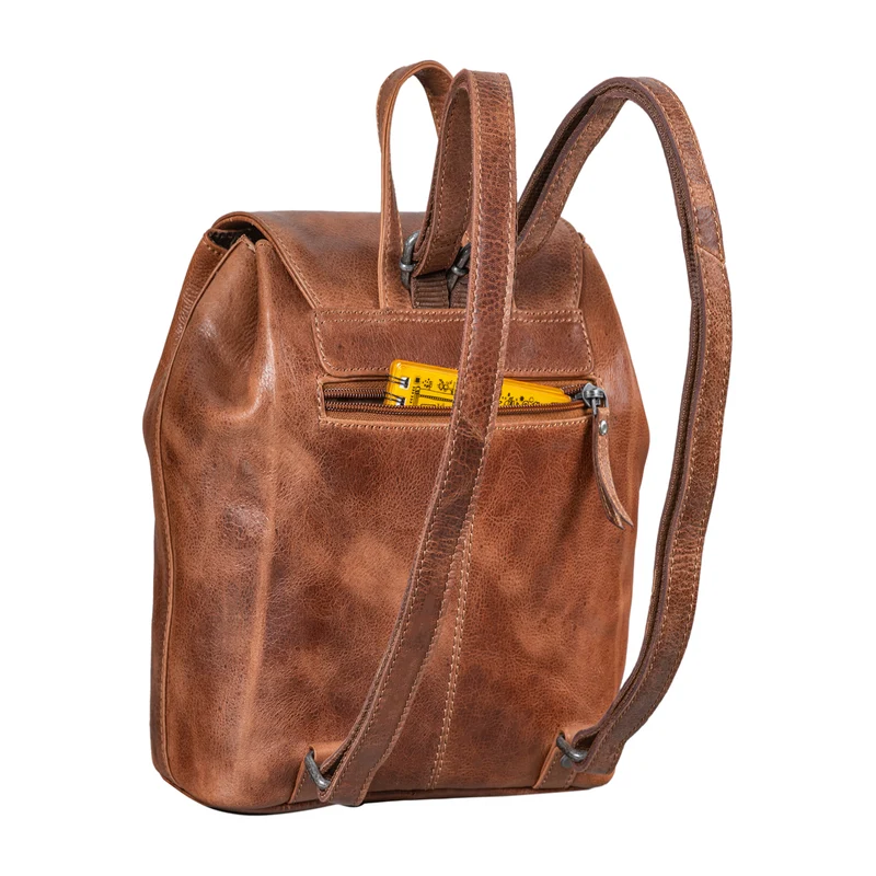 B-WARE "Fiona" Daypack Rucksack Damen Leder