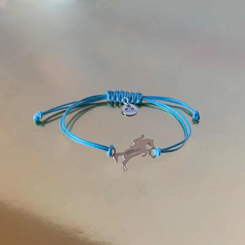 Armband LBO Silber & Hellblau