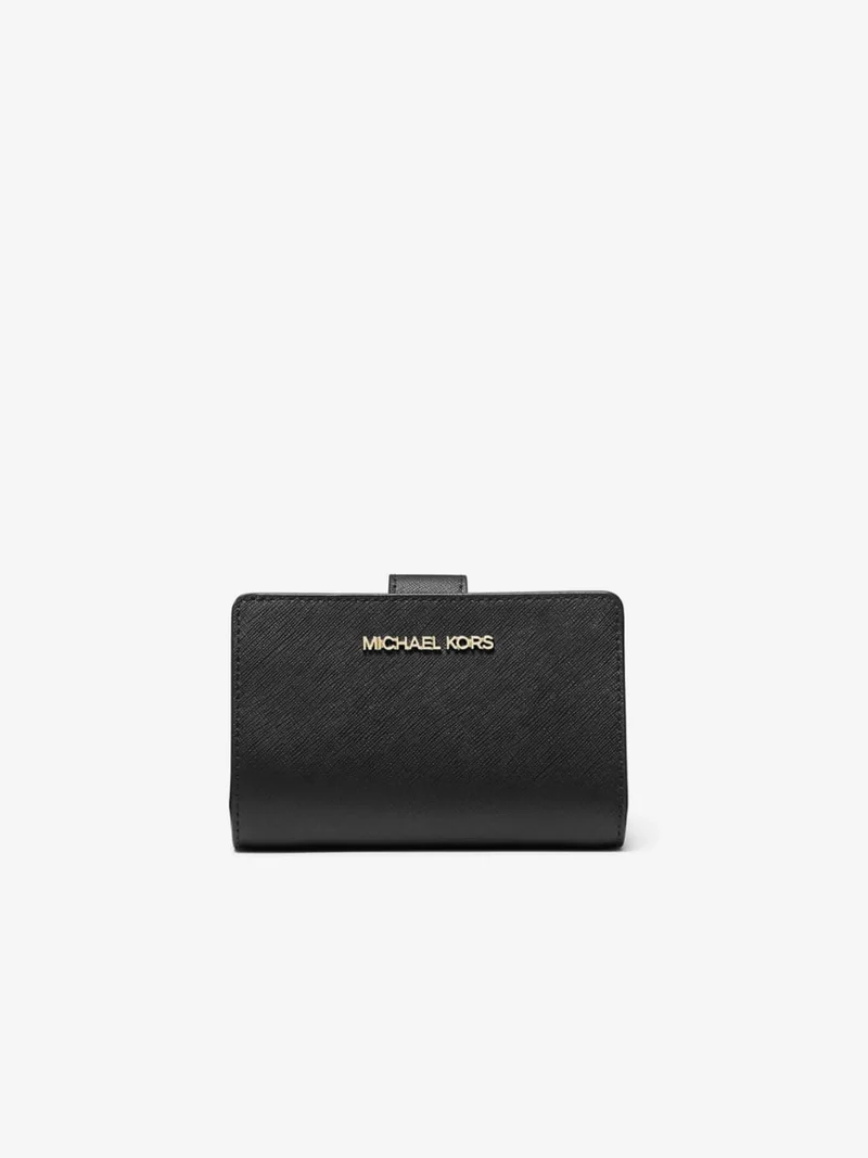 Michael Kors mittelgroße Geldbörse Crossgrain Leder