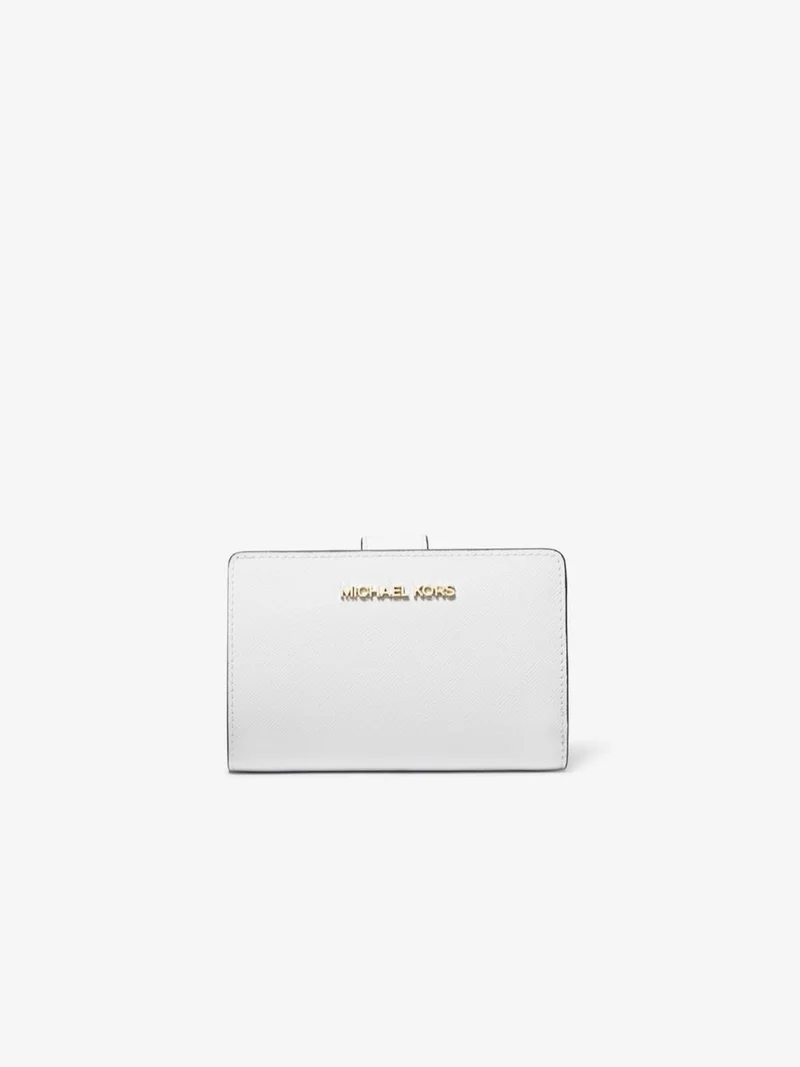 Michael Kors mittelgroße Geldbörse Crossgrain Leder