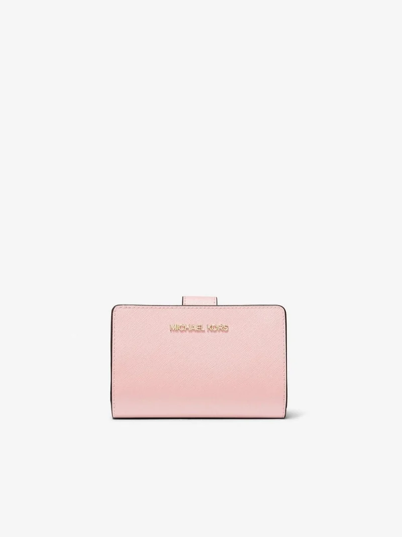 Michael Kors mittelgroße Geldbörse Crossgrain Leder