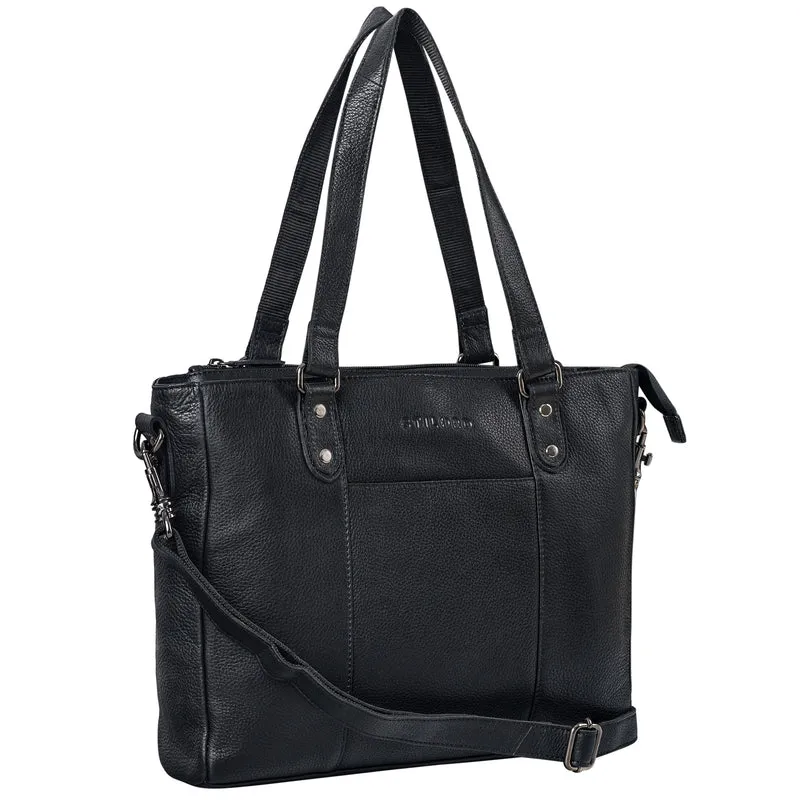 B-WARE "Joy" Leder Shopper Damen Handtasche