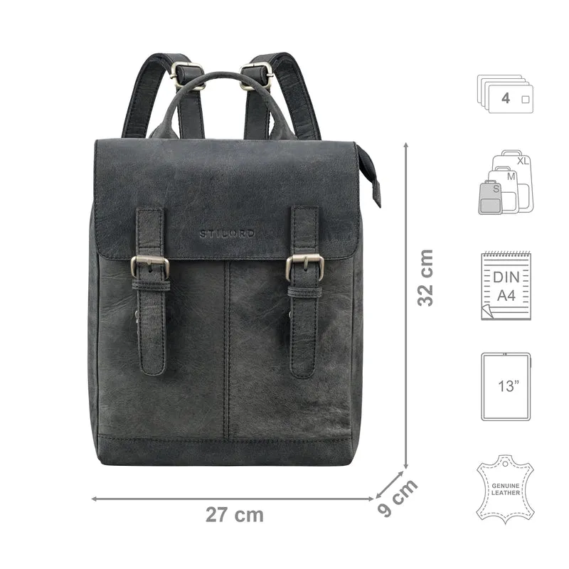 "Nala" Kleiner Damen Leder Tagesrucksack Freizeit City Rucksack