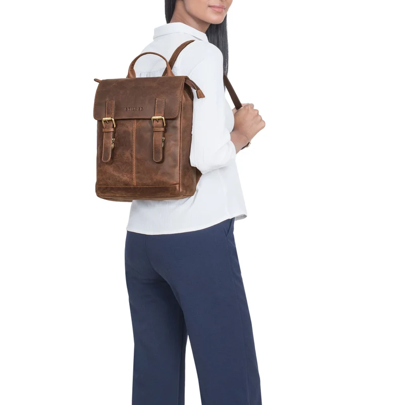 "Nala" Kleiner Damen Leder Tagesrucksack Freizeit City Rucksack