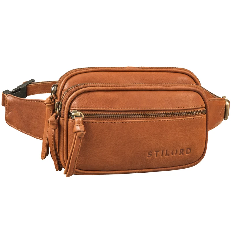 "Juno" Große Bauchtasche Damen Leder für Freizeit Festival Reisen