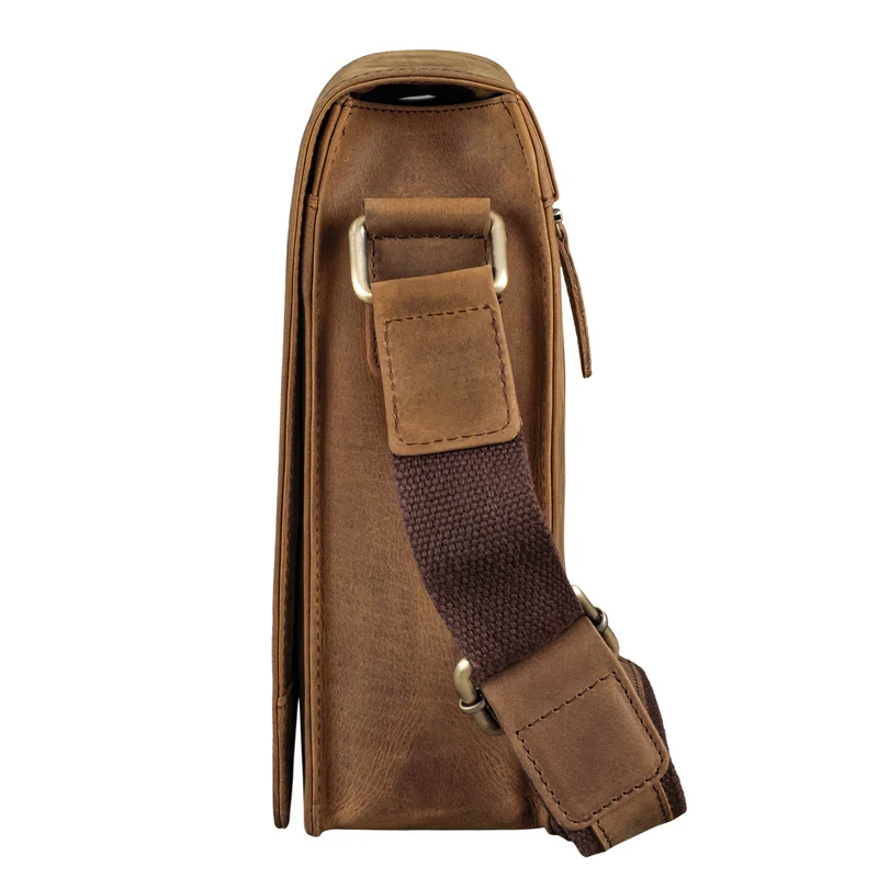 "Akito" Umhängetasche Herren Leder Klein - Herrentasche aus Echtleder