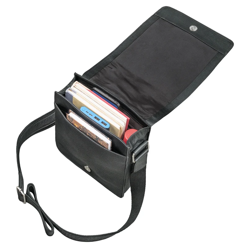 "Akito" Umhängetasche Herren Leder Klein - Herrentasche aus Echtleder