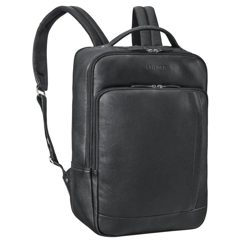 "Emmanuel" Leder Rucksack Groß Herren & Damen Laptoprucksack 15,6 - 16 Zoll