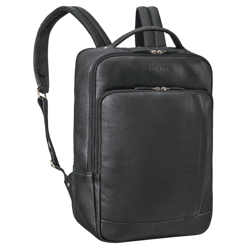 "Emmanuel" Leder Rucksack Groß Herren & Damen Laptoprucksack 15,6 - 16 Zoll