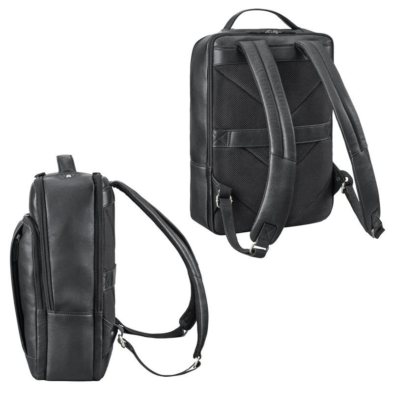 "Emmanuel" Leder Rucksack Groß Herren & Damen Laptoprucksack 15,6 - 16 Zoll