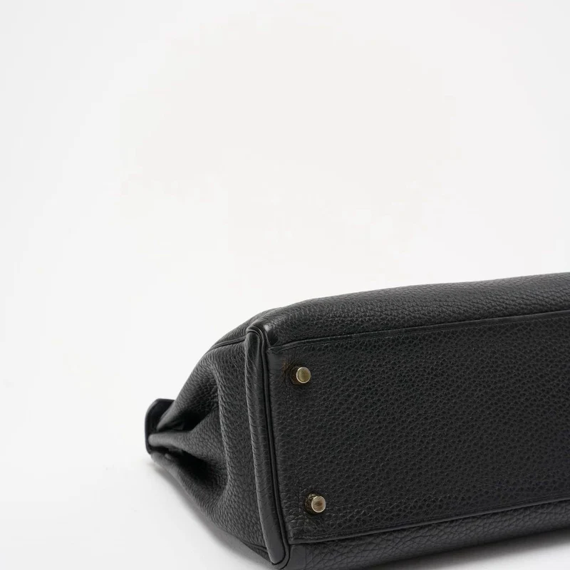 Hermes Black Kelly 32 Retourne Togo Leder 2011