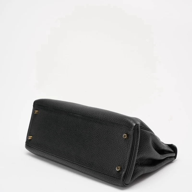 Hermes Black Kelly 32 Retourne Togo Leder 2011