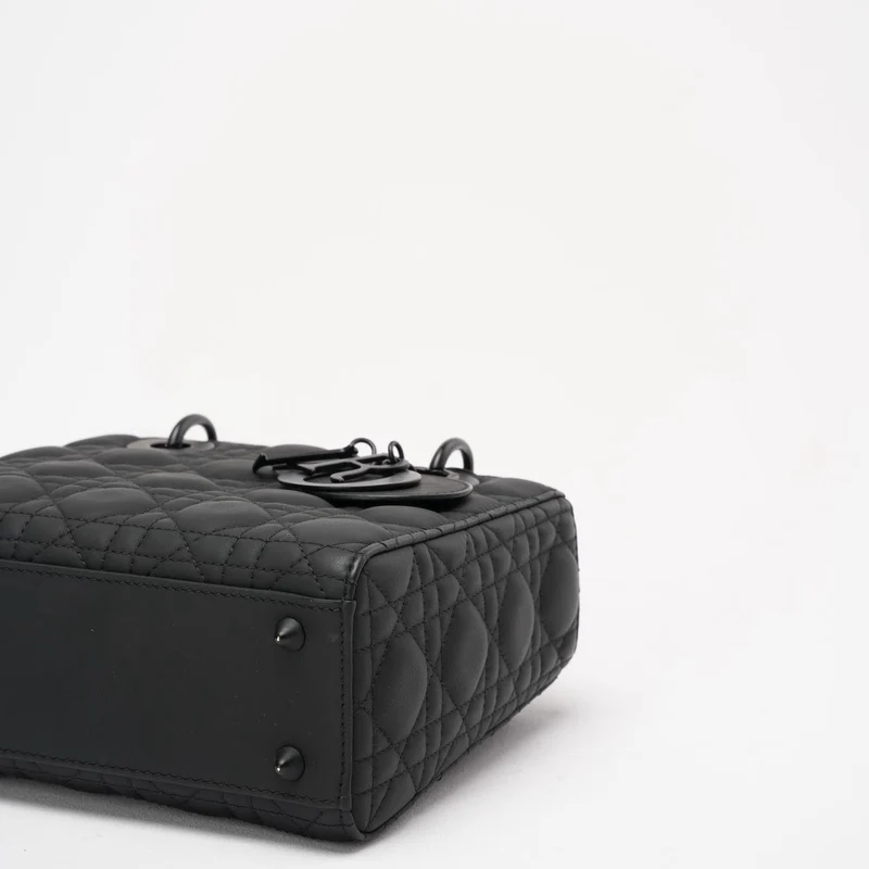 Christian Dior Cannage Klein Mein ABC Dior Lady Dior Schwarz
