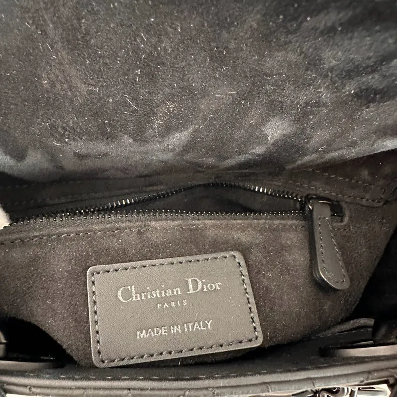 Christian Dior Cannage Klein Mein ABC Dior Lady Dior Schwarz