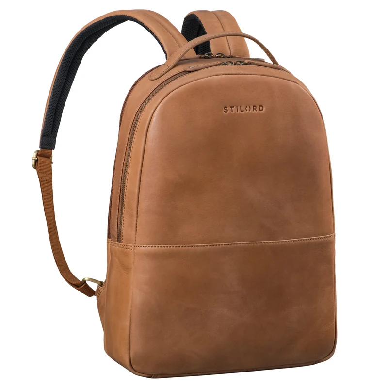 "Indigo" Echtleder Business Rucksack Herren Damen Groß Laptop 15 Zoll