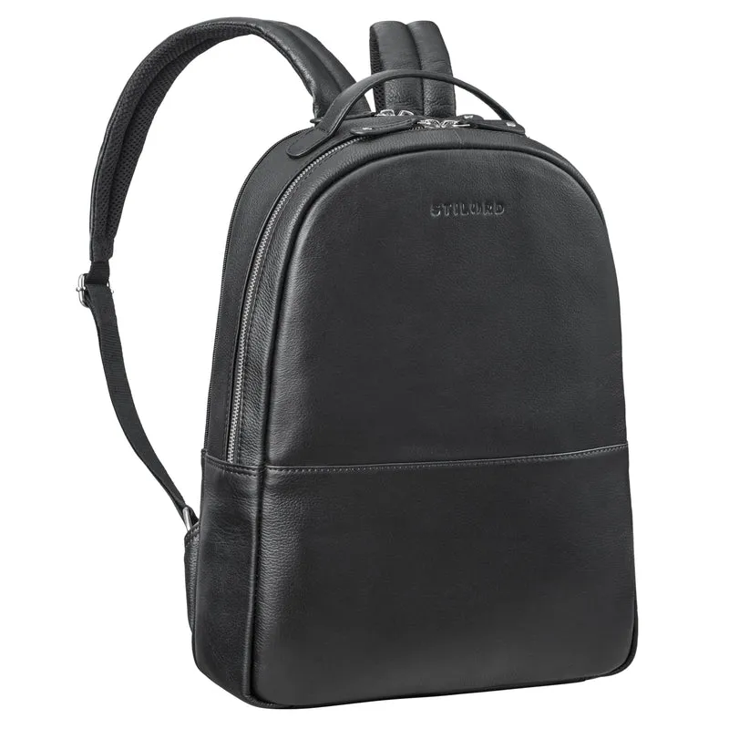 "Indigo" Echtleder Business Rucksack Herren Damen Groß Laptop 15 Zoll