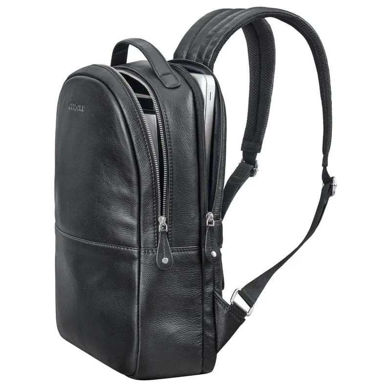 "Indigo" Echtleder Business Rucksack Herren Damen Groß Laptop 15 Zoll