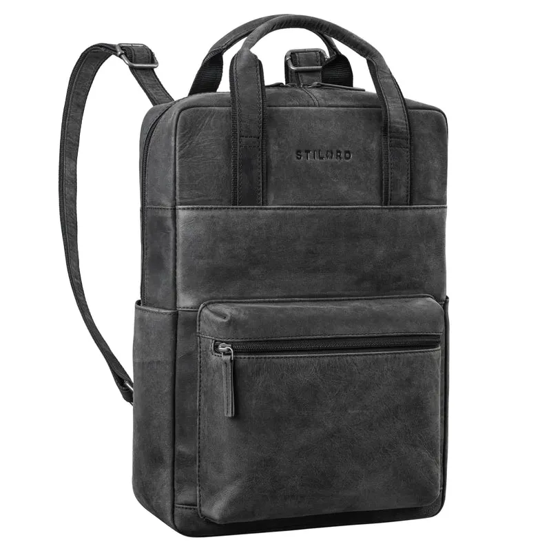 "Lilo" Großer Echtleder Rucksack Damen mit Laptopfach 15,6 Zoll