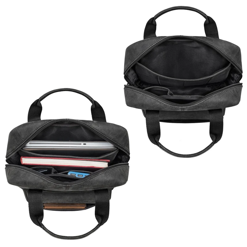 "Lilo" Großer Echtleder Rucksack Damen mit Laptopfach 15,6 Zoll