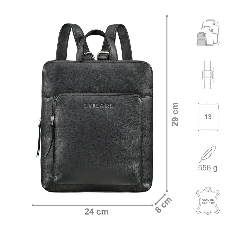 "Ari" Kleiner City Rucksack Damen Leder