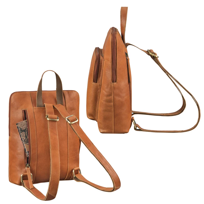 "Ari" Kleiner City Rucksack Damen Leder