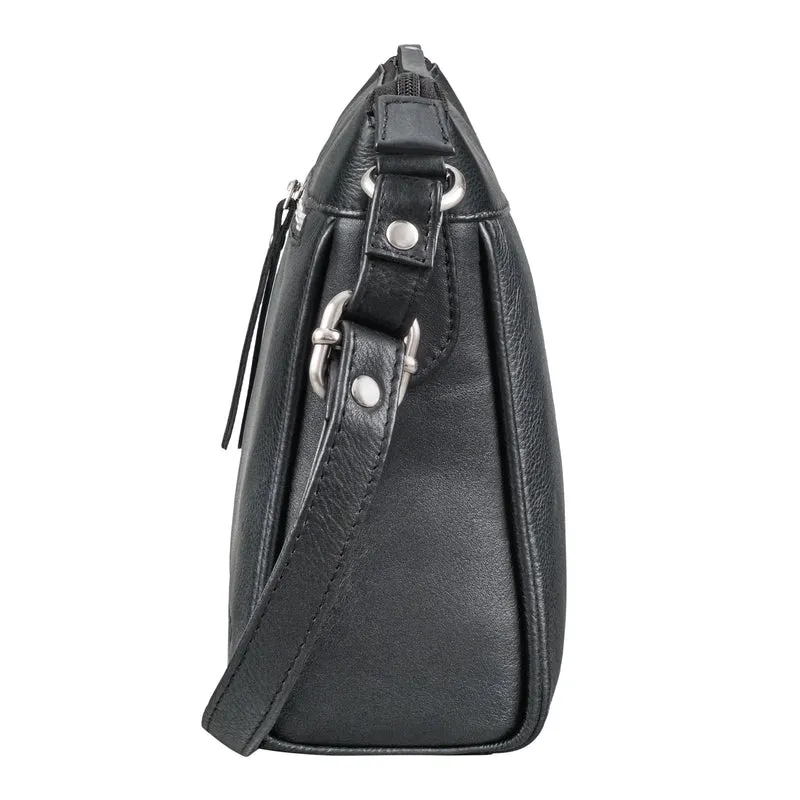 "Mirabelle" Zeitlose Lederdatsche Handtasche Damen zum Umhängen