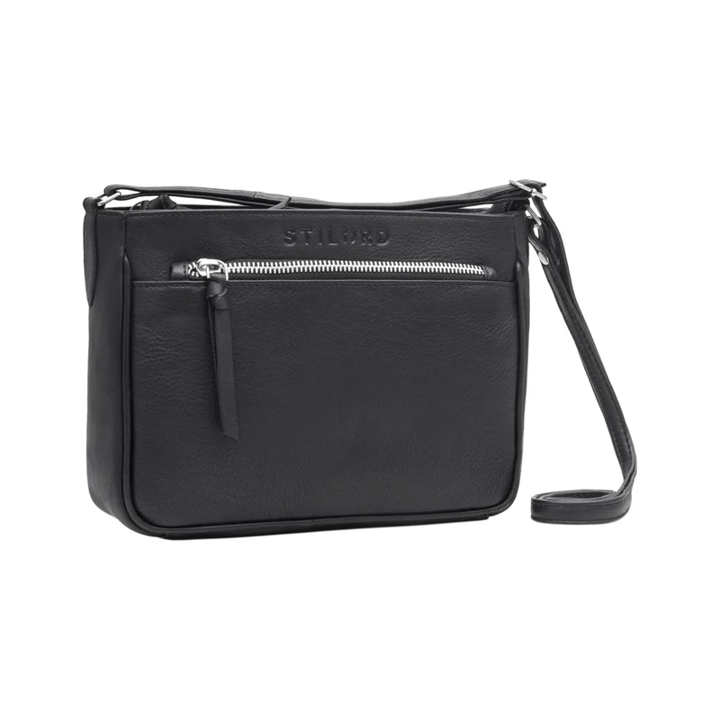 B-WARE "Lilia" 2-in-1 Umhängetasche Damen Handtasche Leder