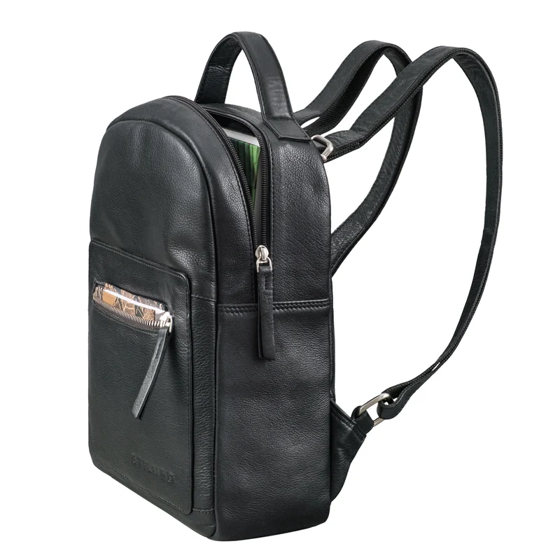 "Luisa" Kleiner Lederrucksack Damen Echtleder Rucksack Cityrucksack