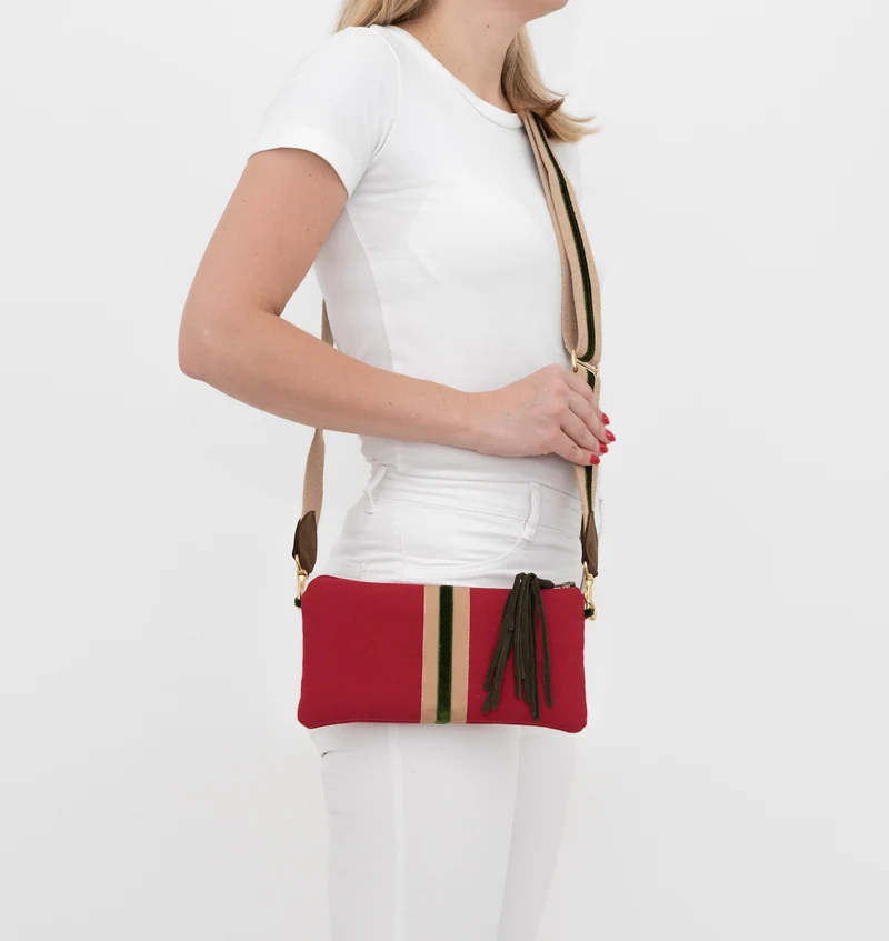 Clutch Bag klein BORDEAUX