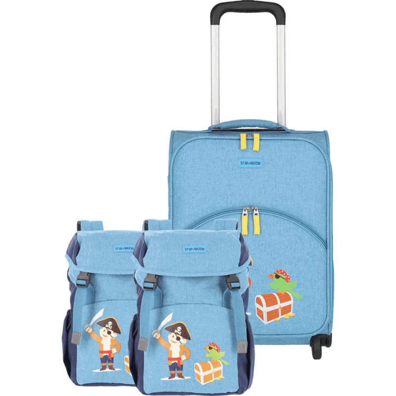 Travelite Youngster Reiseset 2tlg. Kinderkoffer und Rucksack -Pirat