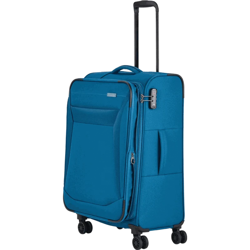 Travelite Chios 4-Rollen Trolley M 67 cm -Petrol